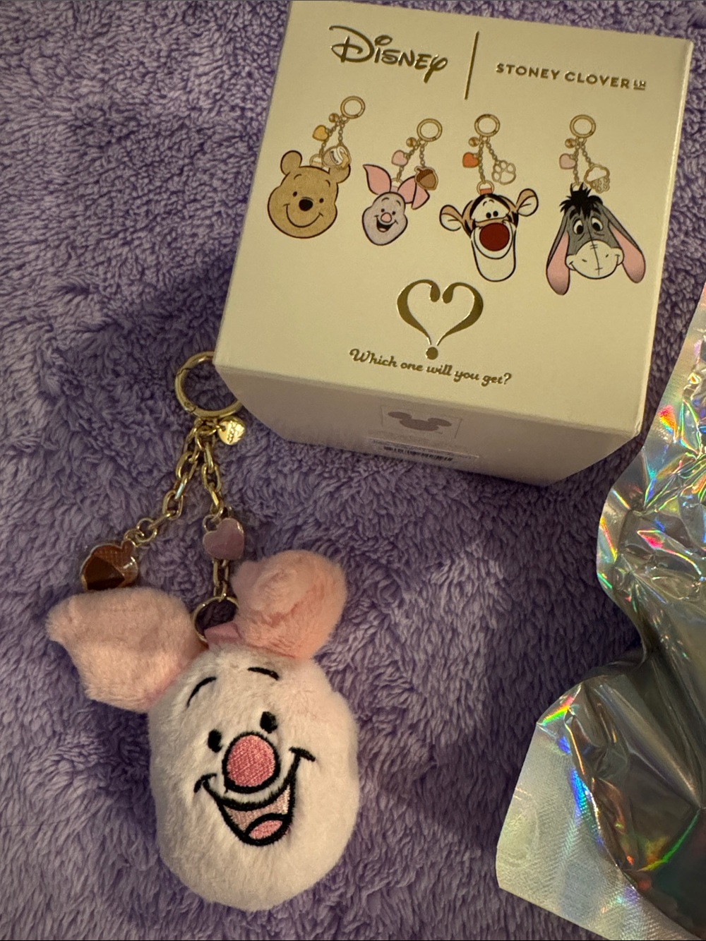 Stoney Clover Lane Disney Piglet Plush Bag Charm